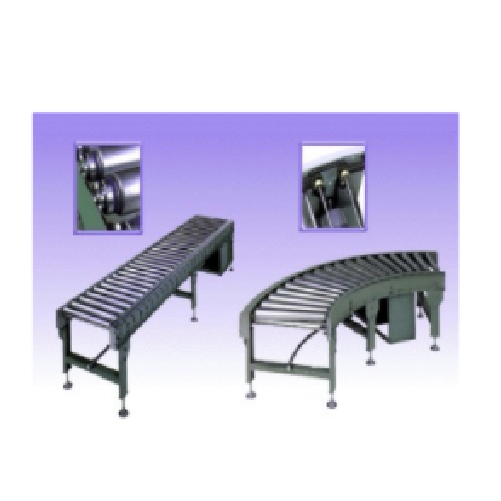 Driven & 90Deg. Curve Roller Conveyor